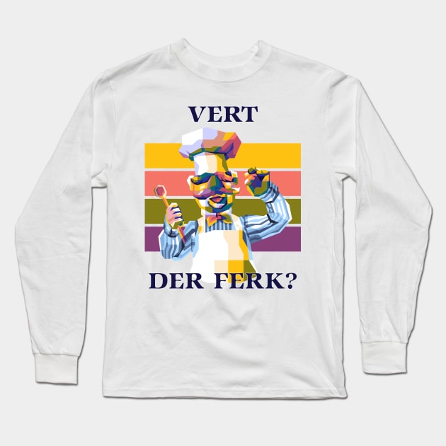 Vert Der Ferk Long Sleeve T-Shirt by ESENTIAL-AF